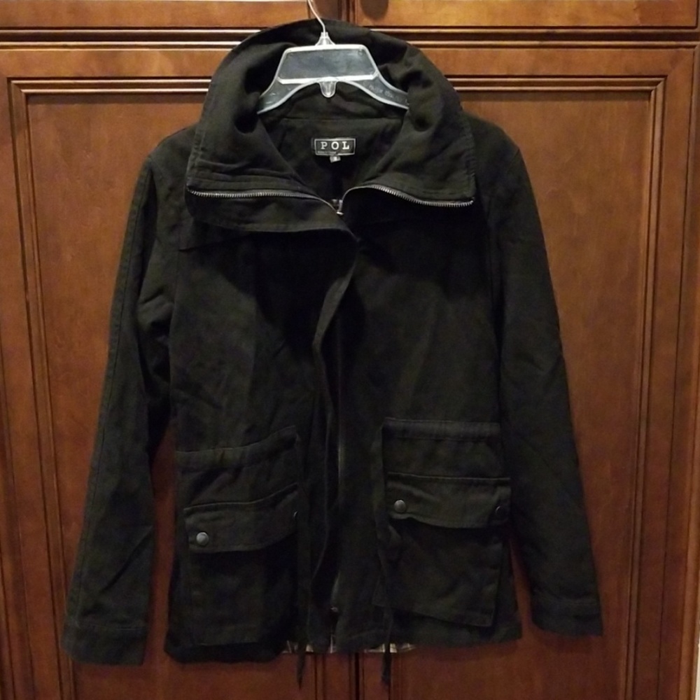 POL black utility Jacket sz small
